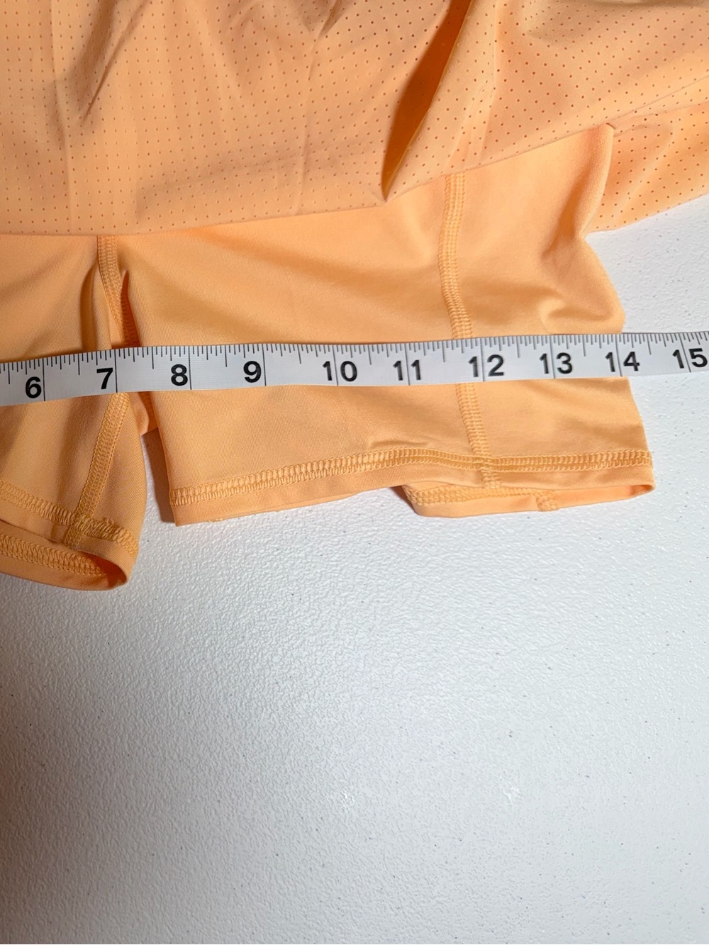 DSG Girls 2 Piece Activewear Set Rainbow Crop Tank & Orange Tiered Skort S/M NWT - Picture 9 of 12